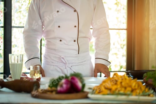 Preview: Man in uniform of chef