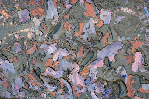Preview: Background Weathered Paint Cracked- Destroyed Texture. Distress Surface- Abstract Pattern
