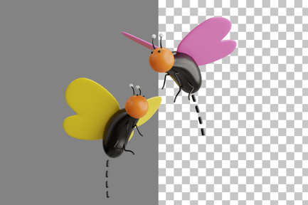 Preview: Butterflies 3D Icon