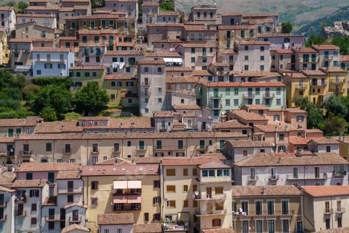 Preview: View of Muro Lucano, in Potenza province, Italy