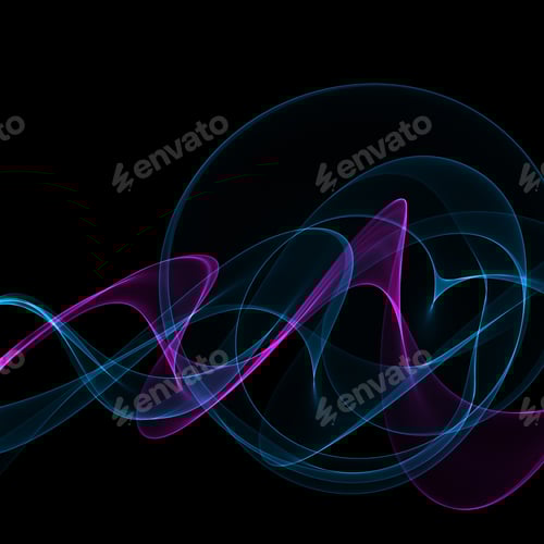 Preview: Abstract digital fume shapes