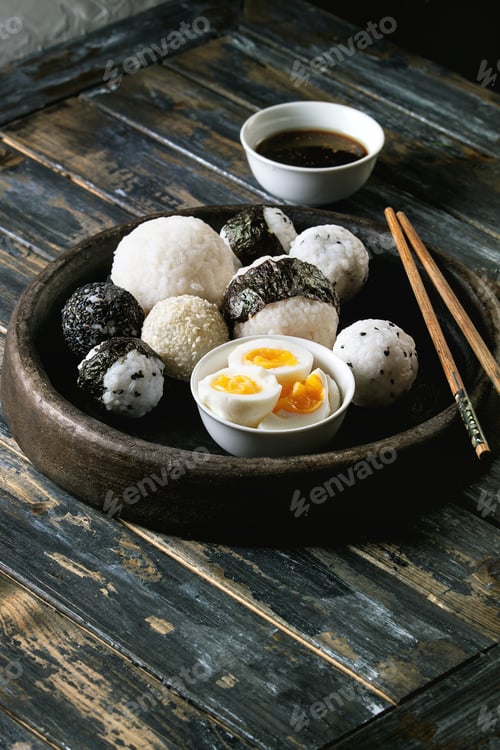 Preview: Rice balls and eggs
