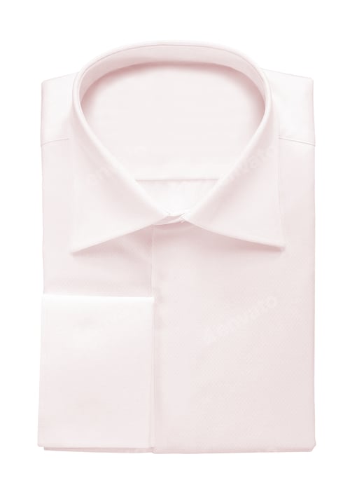 Preview: Folded White Dress Shirt on a White Surface