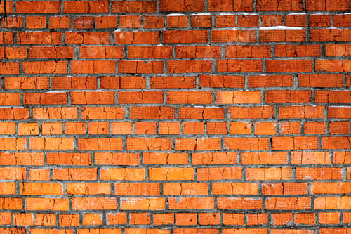 Preview: Red brick wall in winter