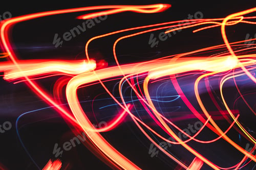 Preview: Colorful abstract light steaks
