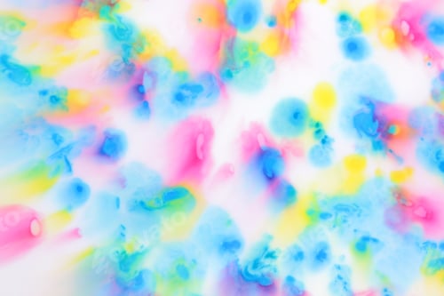 Preview: Abstract Multicolored Background, Paint Stains On White Background, Art, Fantasy, Global Warming