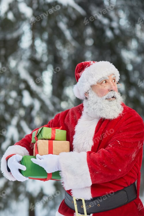 Preview: Santa Claus Delivering Presents