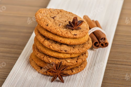 Cookies and Spices on a Table