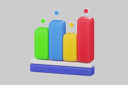 Preview: Bar chart with four bars of different colors.