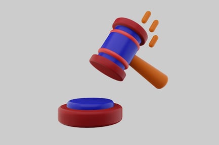 Preview: Cartoon gavel and sound block