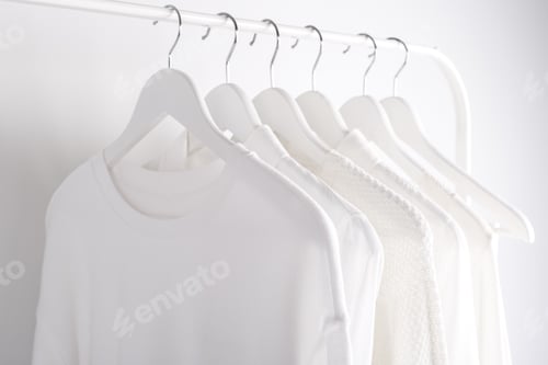 White spring summer female clothes