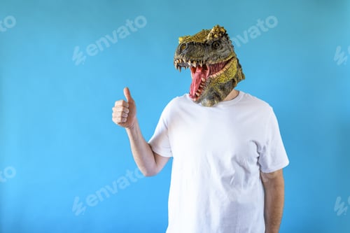 Preview: dinosaur-headed man