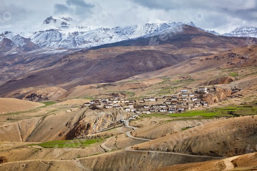 Preview: Kibber village in Himalayas