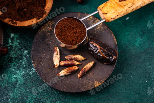 Preview: Coffee from date seed. Caffein free drink
