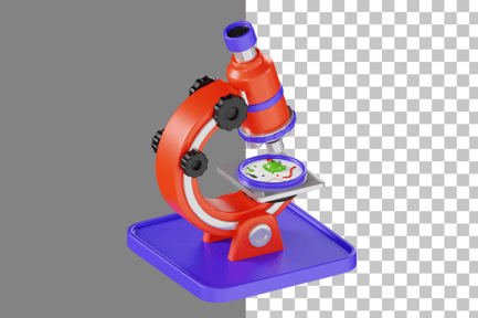 Preview: Microscope 3D Icon