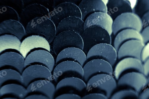 Preview: background of blue sequins. shiny sparkling background
