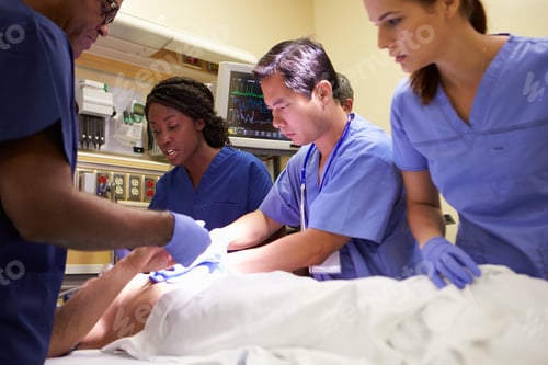 Preview: Medical Team Working On Patient In Emergency Room