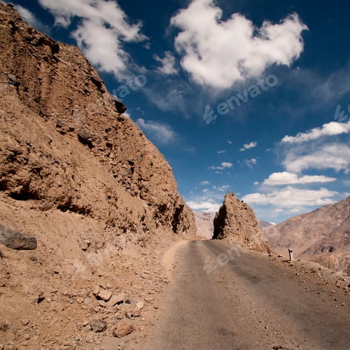 Preview: Himalayan Manali-Leh highway in Himalayas, Ladakh, India