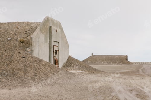 Preview: Abandoned munitions bunkers in desert