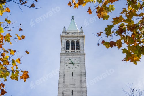 Preview: The top of Sather (Campanile) tower at UC Berkeley