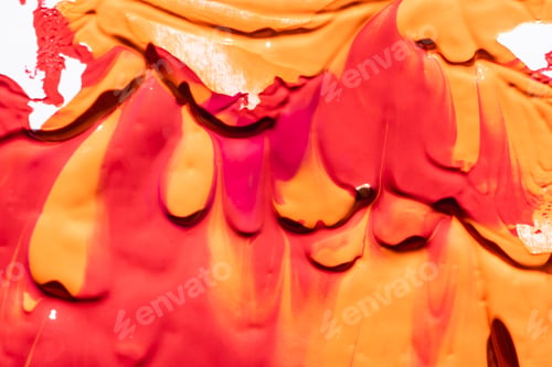 Preview: top view of red, orange and pink abstract background