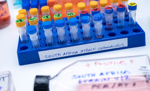 Preview: Several vials positive for covid-19 infection of the new variant in the south africa