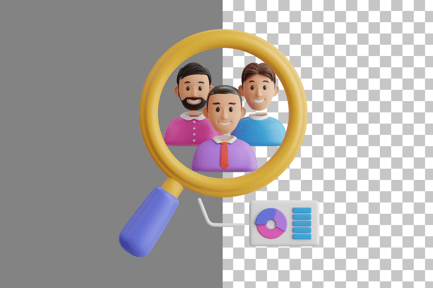 Preview: Market Research 3D Icon
