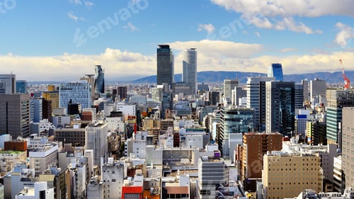Preview: Skyline Of Downtown Nagoya, Japan In The Autumn.