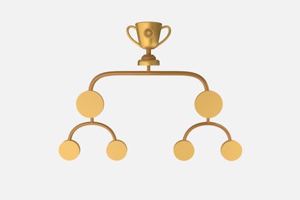 Preview: Tournament Bracket 3D Illustration
