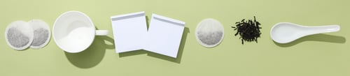 Preview: Concept of hot drink - tea and tea bag