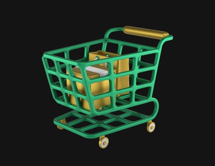 Preview: Green Shopping Cart