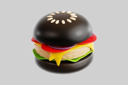 Preview: Chicken Black Burger