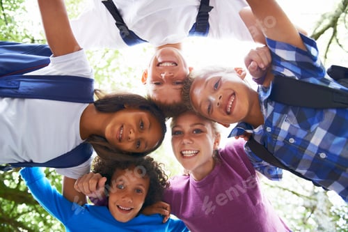 Preview: They love school. Cropped shot of elementary school kids.