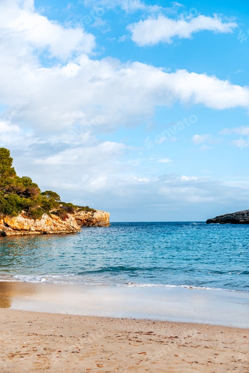 Preview: Beach with azure waters on Palma