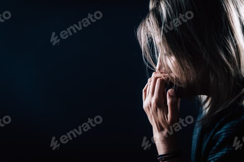 Preview: Anxiety Mental Disorder – Portrait of a Troubled Woman.
