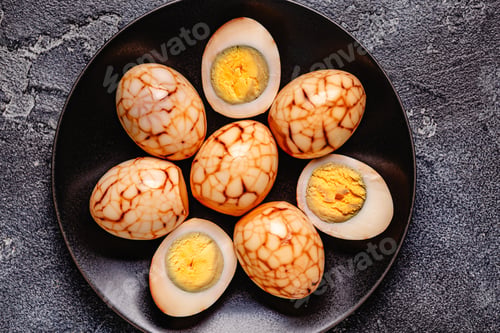Preview: Brown and White Tea Marble Eggs