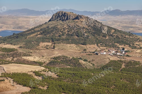 Preview: Lake scenery in Extremadura. La Serena reservoir. Siberia extremena, Spain
