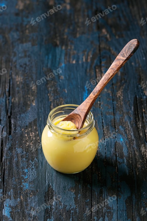 Preview: Glass of ghee butter