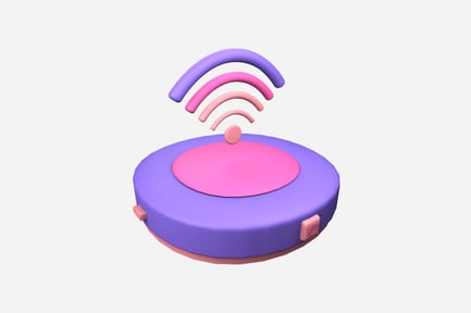 Preview: Smart Home Hub Clean 3D Illustration