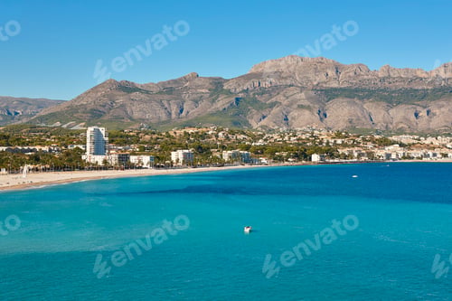 Preview: Picturesque mediterranean spanish coastline in Altea. Summer, Valencia. Spain