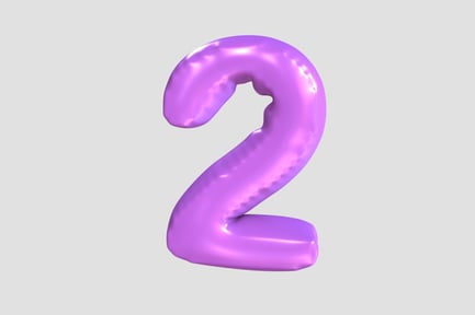 Preview: 3D Number 2