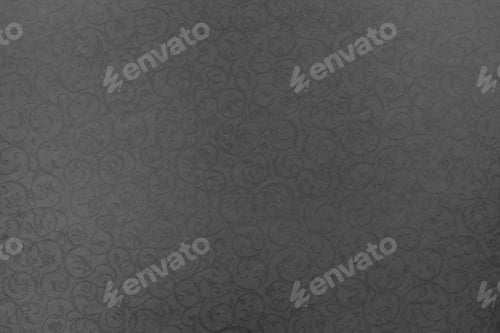 Preview: Blank Paper Of Pale Black Color With Abstract Openwork Texture For Empty And Pure Backgrounds Or