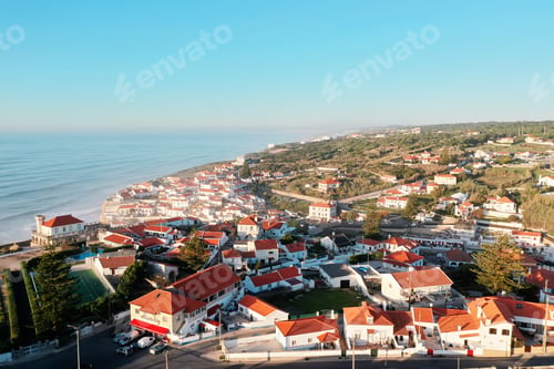 Preview: Top view of a residential area