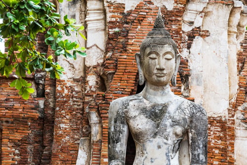 Vista previa: Ancient Buddha statue