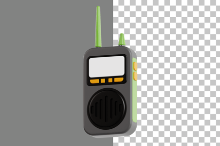Aperçu: Icône 3D de Walkie Talkies