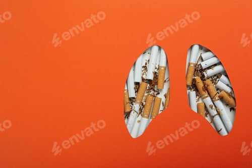 Preview: Lung health concept, harm of smoking on the lung