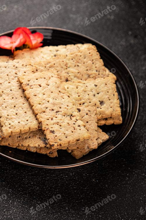 Preview: cracker whole grain healthy food durum wheat cookies tasty snack fresh gourmet food