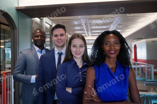 Preview: Business people in the workplace are discussing a working strategy for doing business