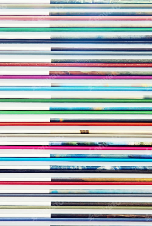 Preview: The Motley Abstract Textured Backgrounds From Color End Faces And Edges Of Book Covers