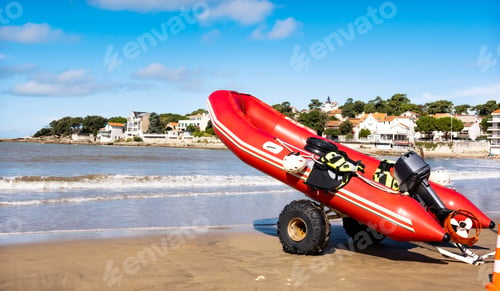 Preview: Boat on sea beach